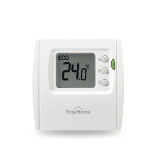 Total Home TTHWD Wired Digital Room Thermostat, Intelligent, Energy-Saving Heating Control, Wired Thermostat