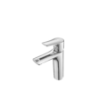 Dobby Long Reach Basin Mono Mixer Tap with Push Button Waste (Chrome), Single Lever, Mono Mixer Tap
