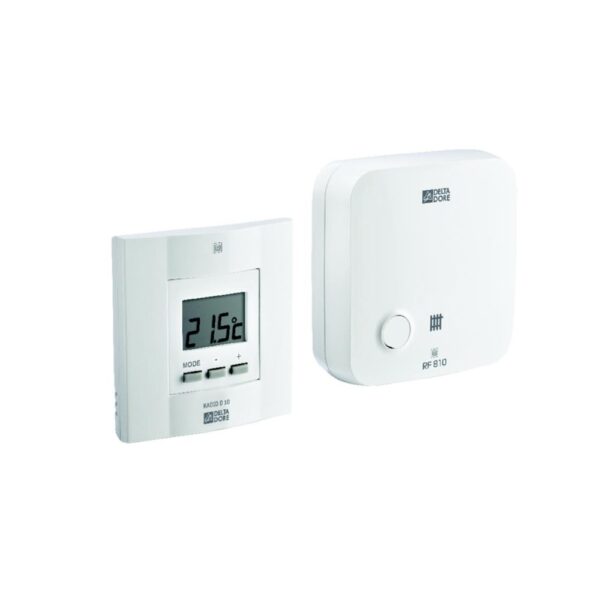 Delta Dore D10W RF Digital Room Thermostat with Receiver - Wireless Control