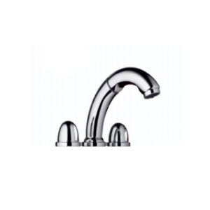 Hansgrohe 15633000 3-Hole Bath Mixer F Set Chrome - Rim Mounted for 13433-18