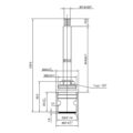 Universal Right Hand Opening Flow Cartridge 3/4" SH7R Brass Screw-In