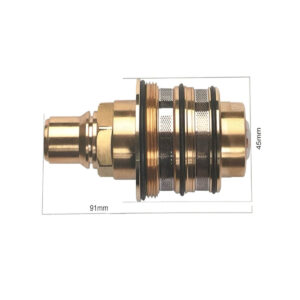 Universal Thermostatic Cartridge Temperature Control Valve Shower Bar Mixing Thermo 6