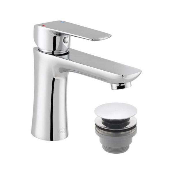 Vado Vala Mono Basin Mixer with Pop-Up Waste Chrome AX-VAL-100/CC-CP