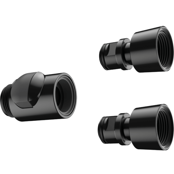 Hansgrohe 28346000 Quick-Coupling Set Black