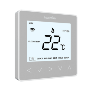 Heatmiser NeoStat V2 Silver Programmable Thermostat