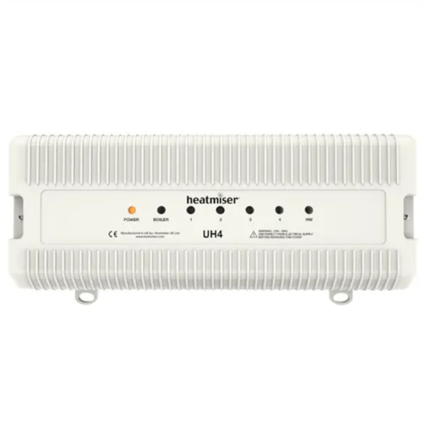 Heatmiser UH4 4 Zone 230v Wiring Centre for Underfloor Heating Systems