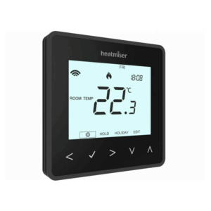 Heatmiser neoAir Black V2-M Wireless Thermostat for Heating and Hot Water Control