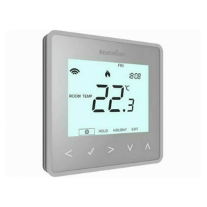 Heatmiser neoAir Silver V2-M Wireless Thermostat for Heating and Hot Water Control