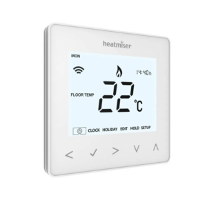 Heatmiser neoAir White V2-M Wireless Thermostat for Heating and Hot Water Control