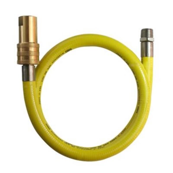 3/4" Catering Gas Hose 1.50M with Quick Release Valve Salvus BSI Approved