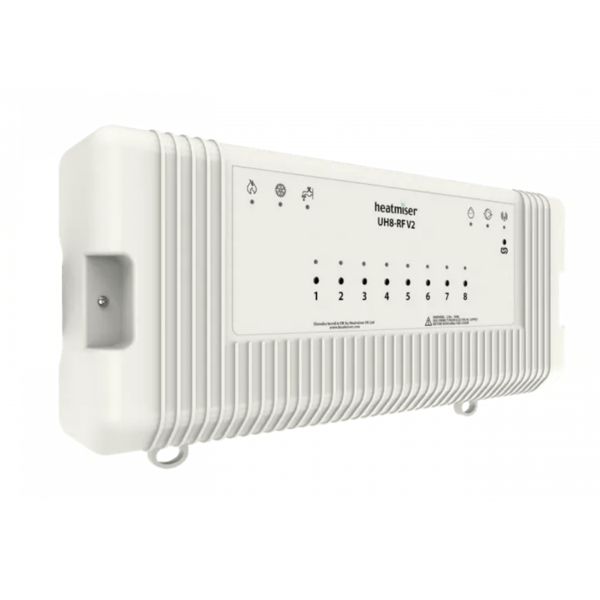 Heatmiser UH8-RF 8 Zone Wireless Wiring Centre for Underfloor Heating