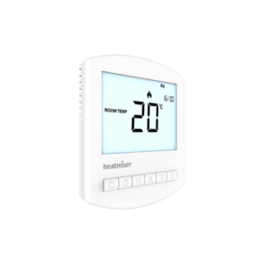 Heatmiser Slimline V4 White 230V Multi-Mode Thermostat for Heating Control