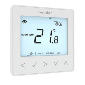 Heatmiser NeoStat v2 230v White Thermostat for Water Underfloor Heating