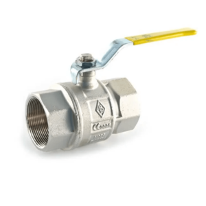 2" Gas Ball Valve BSP TF Yellow Lever Handle