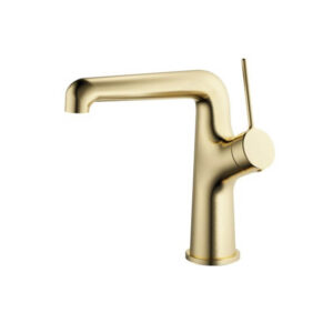 Premium Sully Basin Brass Bathroom Basin Tap Vanity Single Handle BASIN841BG