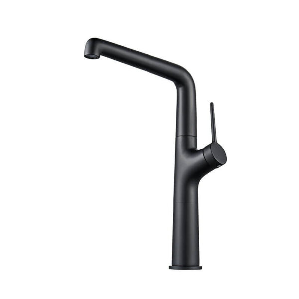 Sully Kitchen Black Pull-Out Single-Lever Mixer Tap for Hot and Cold Water KITCHEN841B