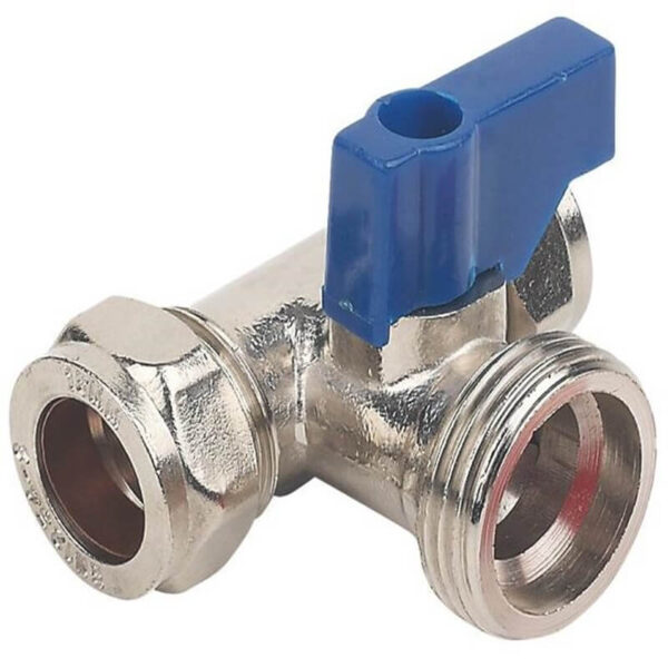 15mm x 3/4" W/M Tee Washing Machine Valve WMVT