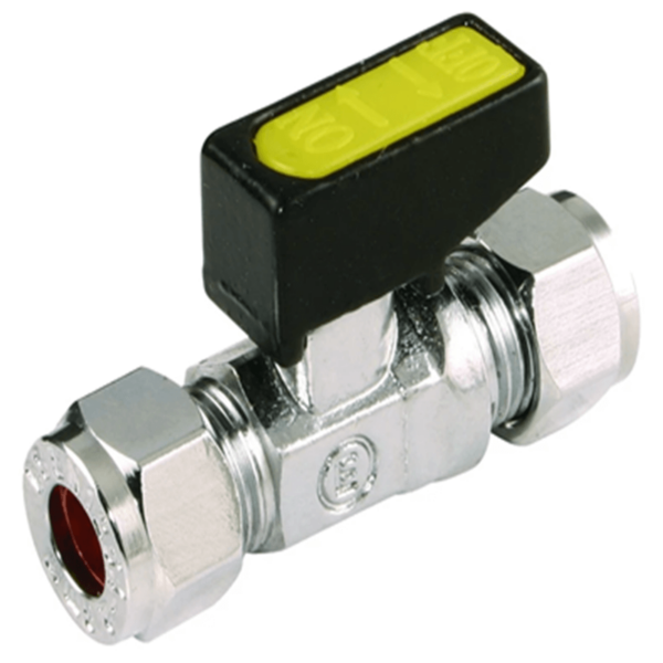 8mm Straight Mini Ball Valve for Water, Gas, and Oil MBV08