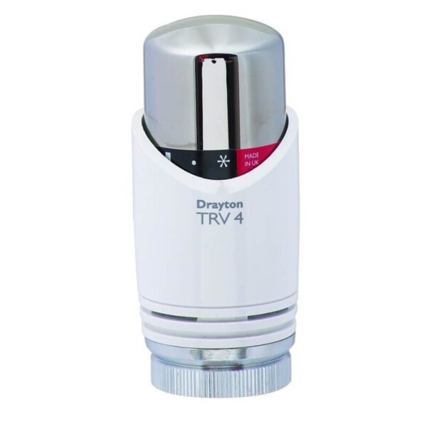 Drayton TRV4 Head Only Thermostatic Radiator Valve 4 Integral Sensing 15mm 725006