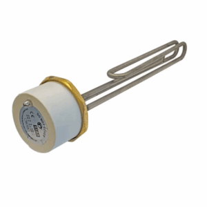Tesla TIH476 14″ 1 3/4″ Incoloy Immersion Heater with Thermostat 3kW