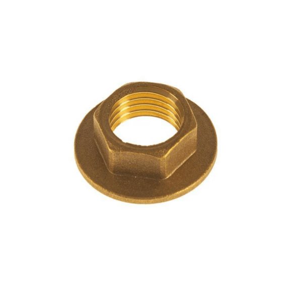 1/2" Brass Back Nut Wide Flanged BBN12