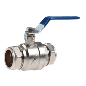 15mm Lever Ball Valve Blue LBV15B