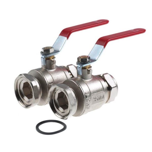 35mm Perfect Pump Valve Pair with Lever Handle LPV35 Lever Pump Valves with 1" 1/2 Union