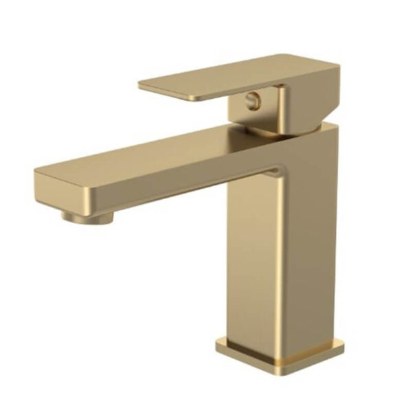 Fresssh Marina MBM Brushed Brass Mono Basin Mixer Includes Waste