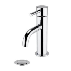 Marin Mono Basin Mixer & Curved Spout with Click Waste