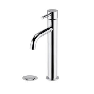 Marin Tall Mono Basin Mixer & Curved Spout with Click Waste