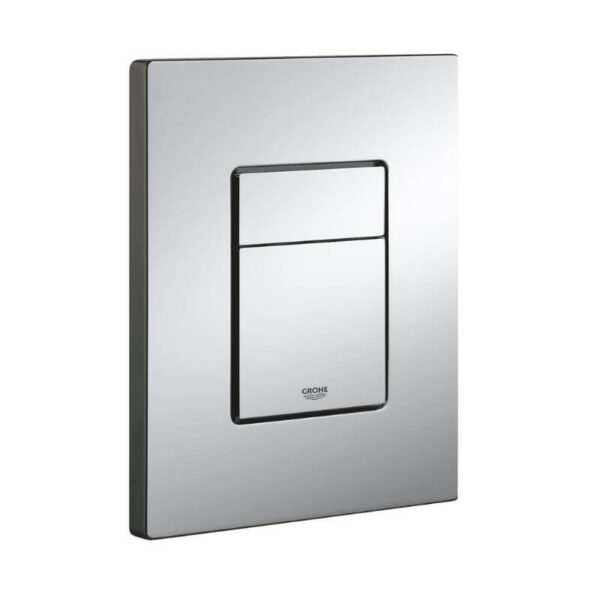 GROHE 38732000 Skate Cosmopolitan Dual Flush Plate Chrome, Vertical & Horizontal Installation