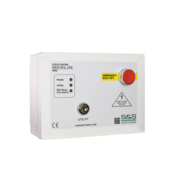 Merlin 500S Gas Isolation Panel with Key Switch Emergency Gas Shut-Off & Fire Alarm Integration