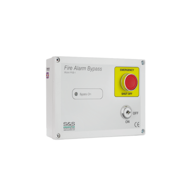 Merlin FAB1 Fire Alarm Bypass Panel Adjustable Gas Isolation Override for Fire Alarm Testing