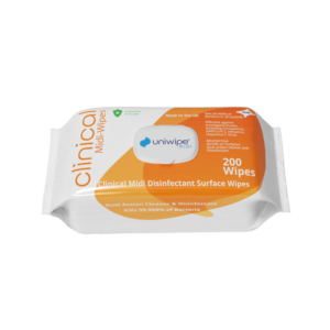 Uniwipe Clinical Midi Disinfectant Surface Wipes Pack of 200