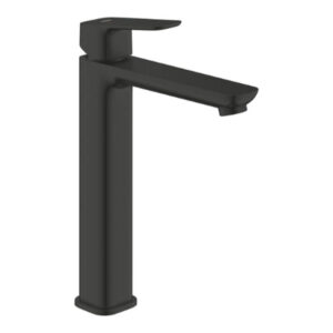 Grohe 1017292430 Cubeo Basin Mixer 1/2" XL Size Phantom Black Smooth Body for Free Standing Basins