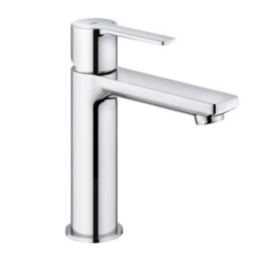 Grohe 23106001 Lineare Basin Mixer Chrome 1/2" S Size Smooth Body Click Waste