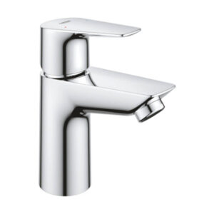 Grohe 23972001 BauEdge Low Pressure Basin Mixer Chrome 1/2" M Size Mono Tap Pop Up Waste