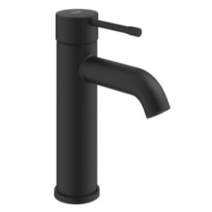 Grohe 24172KF1 Essence Basin Mixer 1/2" S Size Phantom Black Smooth Body with Click Waste