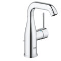 Grohe 24173001 Essence Basin Mixer 1/2" M Size Chrome Medium Swivel Spout with PUW and AquaGuide