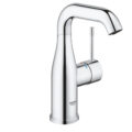 Grohe 24176001 Essence Basin Mixer 1/2" M Size Chrome Smooth Body with Swivel Spout