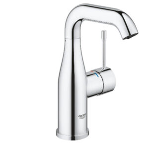 Grohe 24176001 Essence Basin Mixer 1/2" M Size Chrome Smooth Body with Swivel Spout