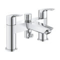 Grohe 25105003 Eurosmart Deck Bath Shower Mixer Chrome 1/2" Two Handle Tap