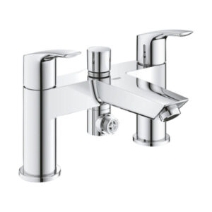 Grohe 25105003 Eurosmart Deck Bath Shower Mixer Chrome 1/2" Two Handle Tap