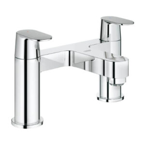 Grohe 25128000 Cosmo Deck 2H Bath Filler Chrome 1/2" Dual Handle Tap