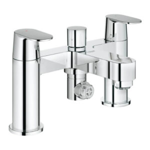 Grohe 25129000 Eurosmart Cosmopolitan Two Handled Bath Shower Mixer 1/2" Chrome Deck Mounted