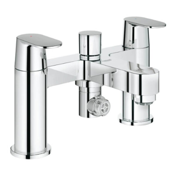 Grohe 25129000 Eurosmart Cosmopolitan Two Handled Bath Shower Mixer 1/2" Chrome Deck Mounted