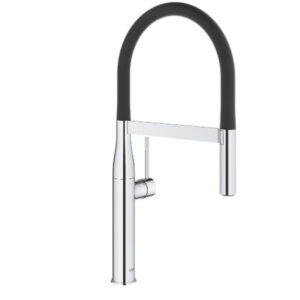 Grohe 30503000 Essence Sink Mixer 1/2" Chrome Single Lever with Pro Flexi Spout and Magnetic Docking