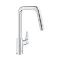 Grohe 30619000 Eurosmart Single Lever Sink Mixer 1/2" Chrome U Spout Dual Spray Professional Edition