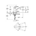 Grohe 31868000 Eurosmart Sink Mixer 1/2" Chrome Low Spout Cradle to Cradle Certified