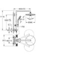 Grohe Euphoria Thermostatic Shower System 260mm Head with Hand Shower and Hose Chrome 27296003